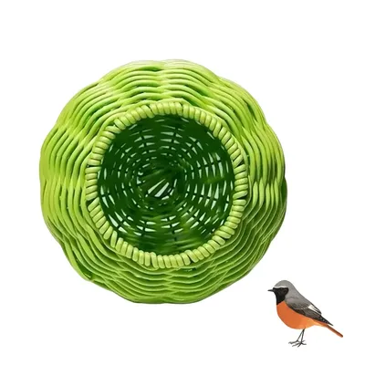 ZenPets Nid d'oiseau sphérique en rotin synthétique