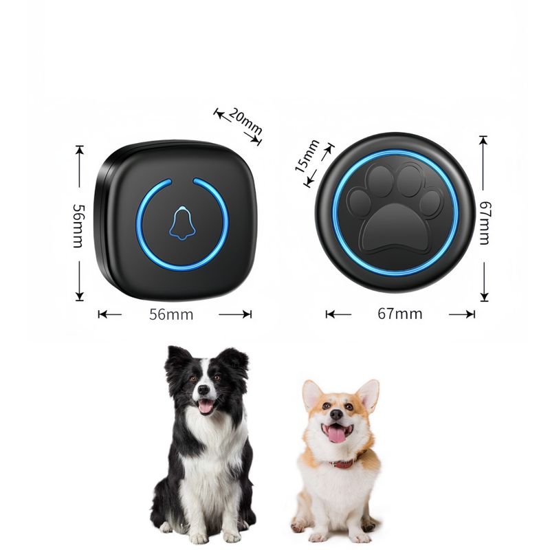 IntiMeg Sonnette sans fil pour chien