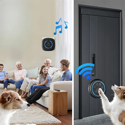 IntiMeg Sonnette sans fil pour chien