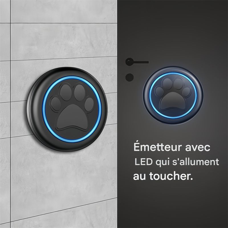 IntiMeg Sonnette sans fil pour chien