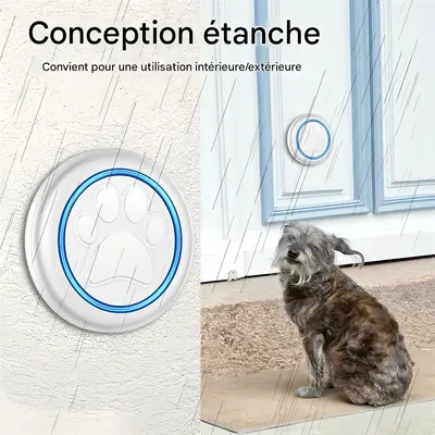 IntiMeg Sonnette sans fil pour chien