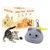 IntiMeg Jouet électronique en forme de souris pour chats et chiens