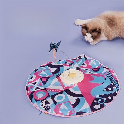 IntiMeg Jouet interactif à plumes pour chat