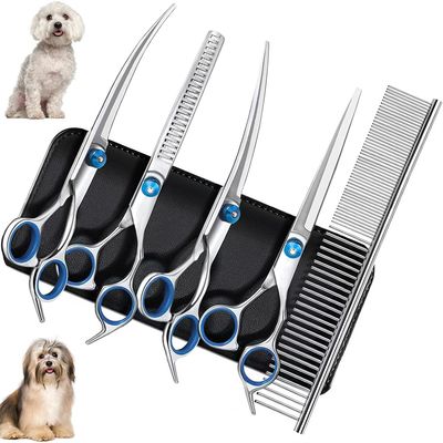 Pet Planet Kit de ciseaux de toilettage pour chien et chat