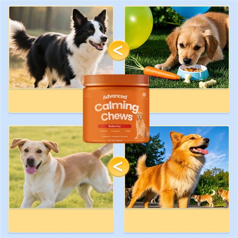 Pet Planet Granulés mâchables pour calmer les animaux de compagnie