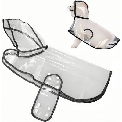ZenPets Transparent Nylon Waterproof Coat Pour Chiens et Chats