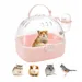 FurryFusion Cage de transport portable pour petits animaux