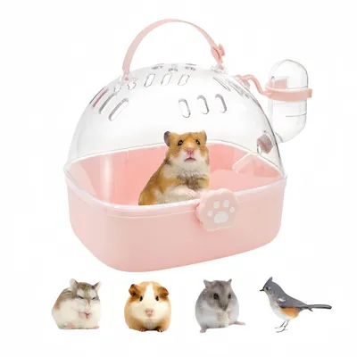 FurryFusion Cage de transport portable pour petits animaux