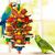 IntiMeg Jouet en bois pour oiseaux