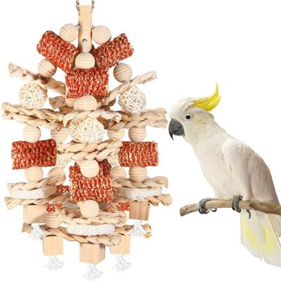 IntiMeg Jouet en bois pour oiseaux