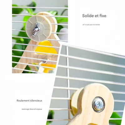 FurryFusion Jouet pour perroquet en forme de bateau pirate