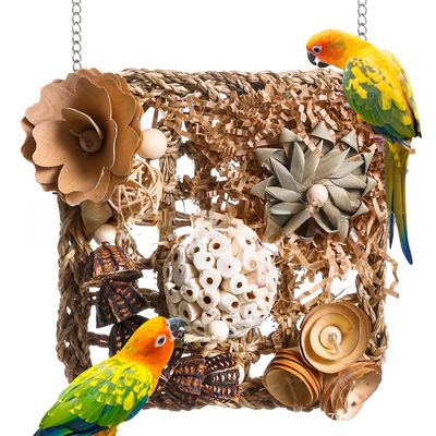 IntiMeg Jouet pour perroquet filet de grimpade