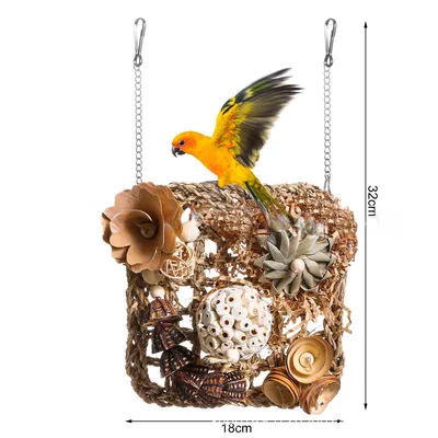 IntiMeg Jouet pour perroquet filet de grimpade