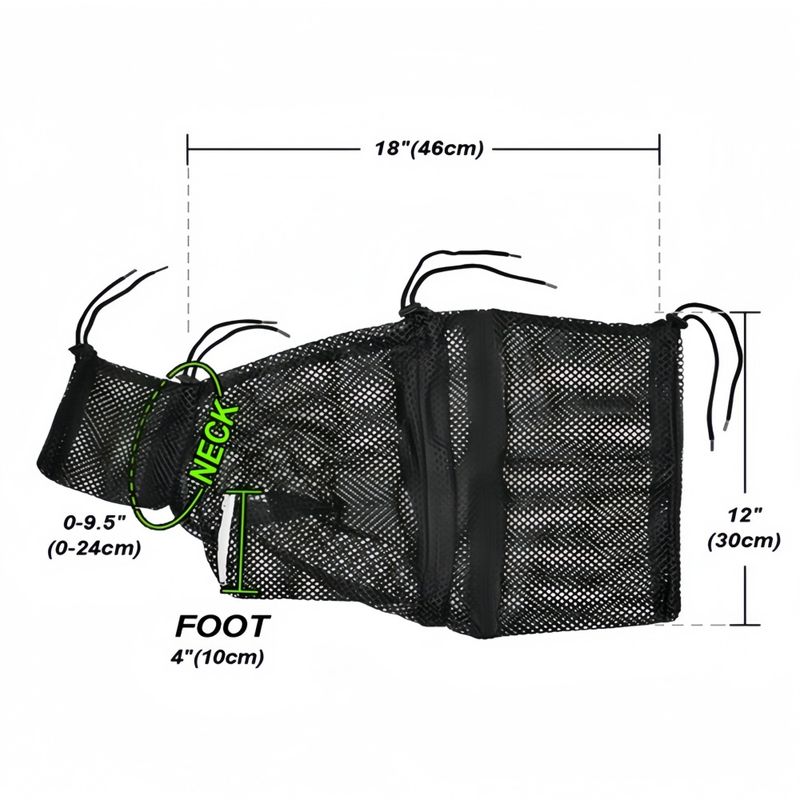 FurryFusion Sac de toilettage pour chat