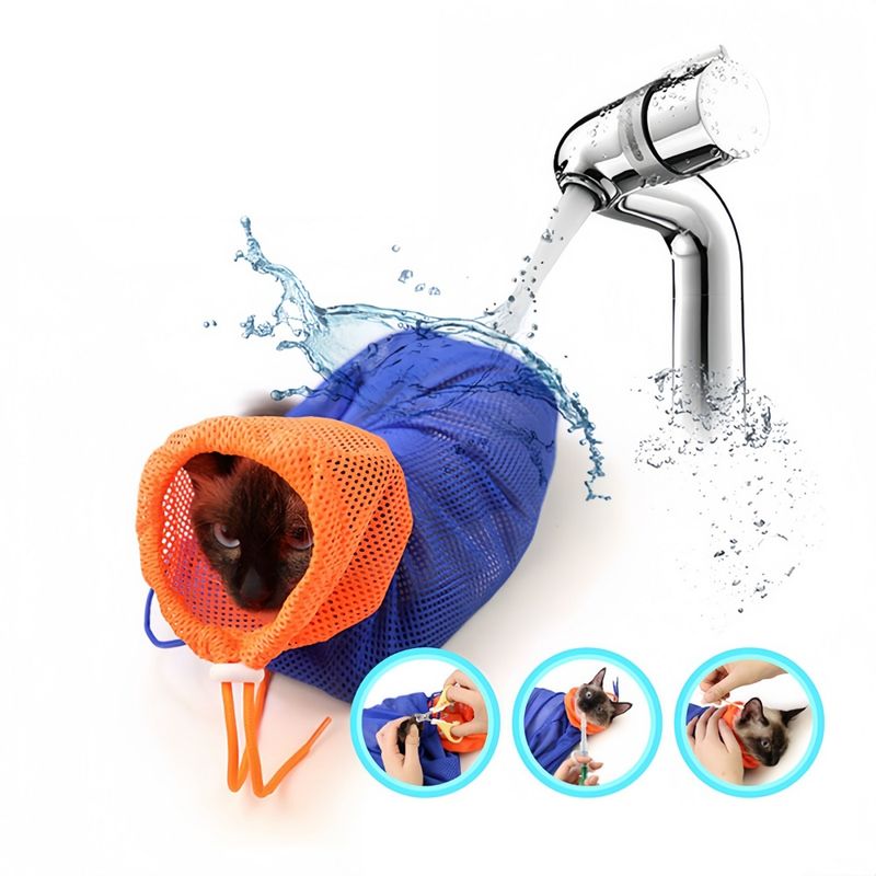FurryFusion Sac de toilettage pour chat