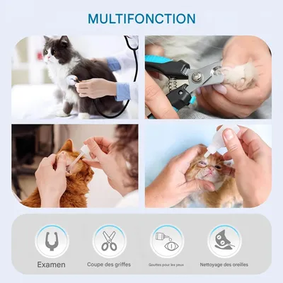 FurryFusion Sac de toilettage pour chat