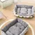 Pet Planet Nid et Lit Doux Lavable Pour Chien de Taille Moyenne Pet Planet Nid et Lit Doux Lavable Pour Chien de Taille Moyenne