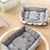 Pet Planet Nid et Lit Doux Lavable Pour Chien de Taille Moyenne