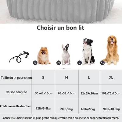 Pet Planet Lit Orthopédique Pour Petits Chiens Et Chats