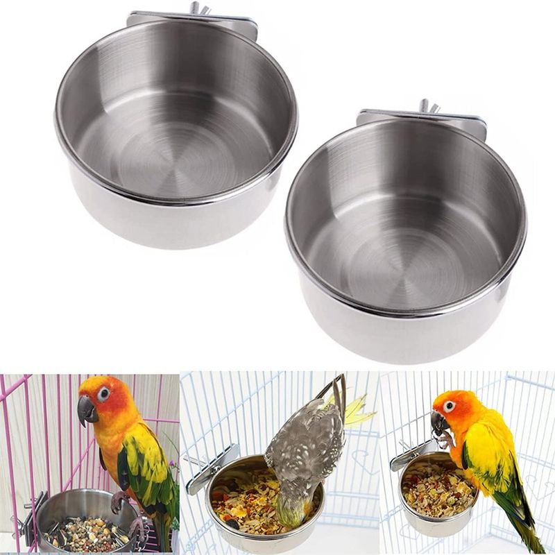 IntiMeg Bol d'alimentation et d'eau pour perroquet