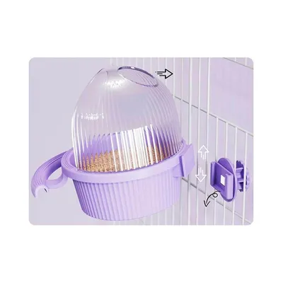 ZenPets Mangeoire à oiseaux pour cage