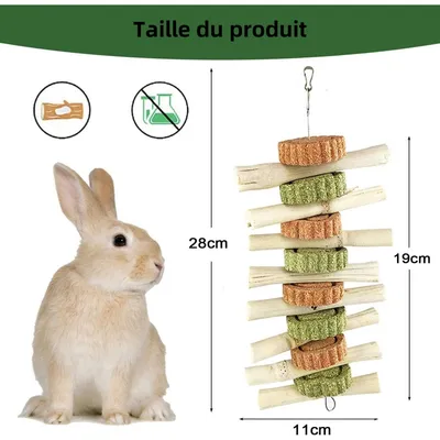 ZooVenture Lot De 2 Jouets-Gourmandises Pour Petits Animaux