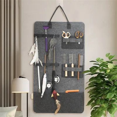 IntiMeg Sac de rangement pour bâtons de jeu pour chat