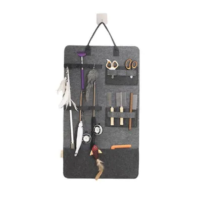 IntiMeg Sac de rangement pour bâtons de jeu pour chat IntiMeg Sac de rangement pour bâtons de jeu pour chat