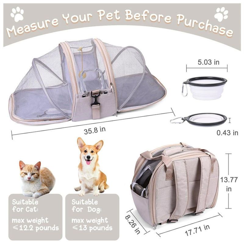 Pet Planet Sac à main extensible et respirant