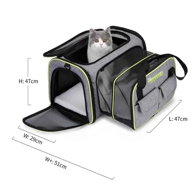 FurryFusion Sac de transport extensible pour chien et chat FurryFusion Sac de transport extensible pour chien et chat