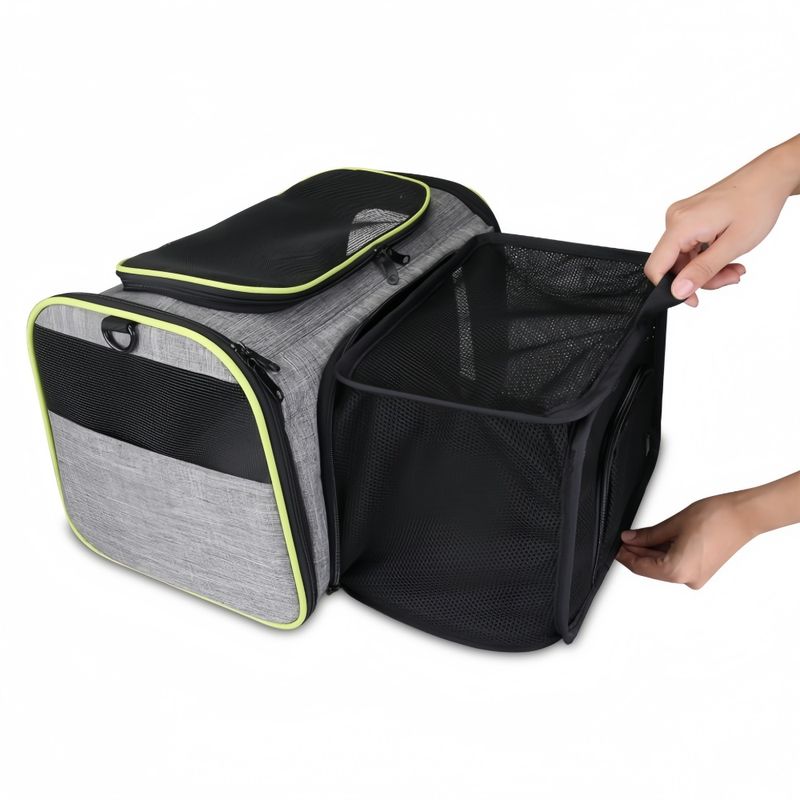 FurryFusion Sac de transport extensible pour chien et chat