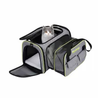 FurryFusion Bolsa de transporte expandible para perros y gatos