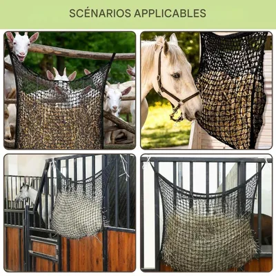 ZooVenture Filet À Foin Géant Pour Poneys Et Chèvres ZooVenture Filet À Foin Géant Pour Poneys Et Chèvres