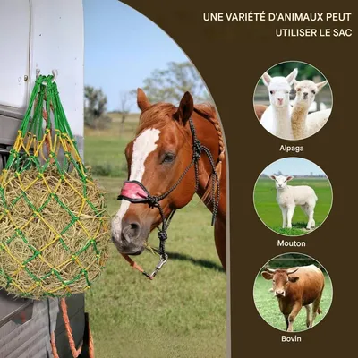 ZooVenture Sac De Rangement De Foin Pour Chevaux Et Moutons
