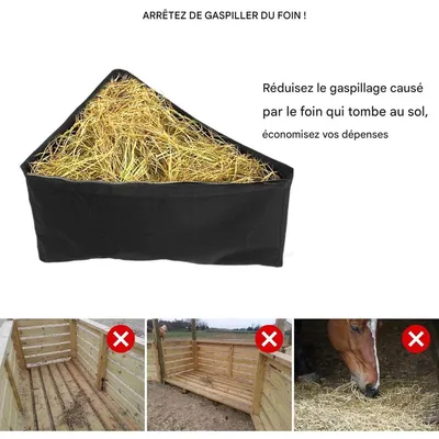 ZooVenture Sac D'alimentation Suspendable Et Ajustable Pour Chevaux