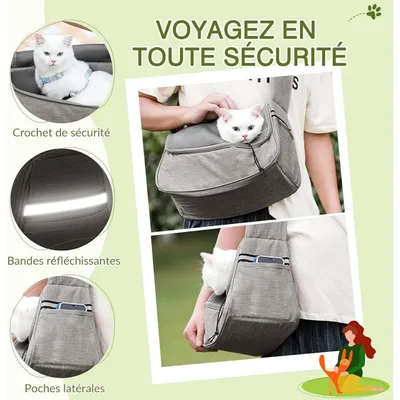 Pet Planet TravelBuddy Sac de Transport Pour Petits Chiens Et Chats