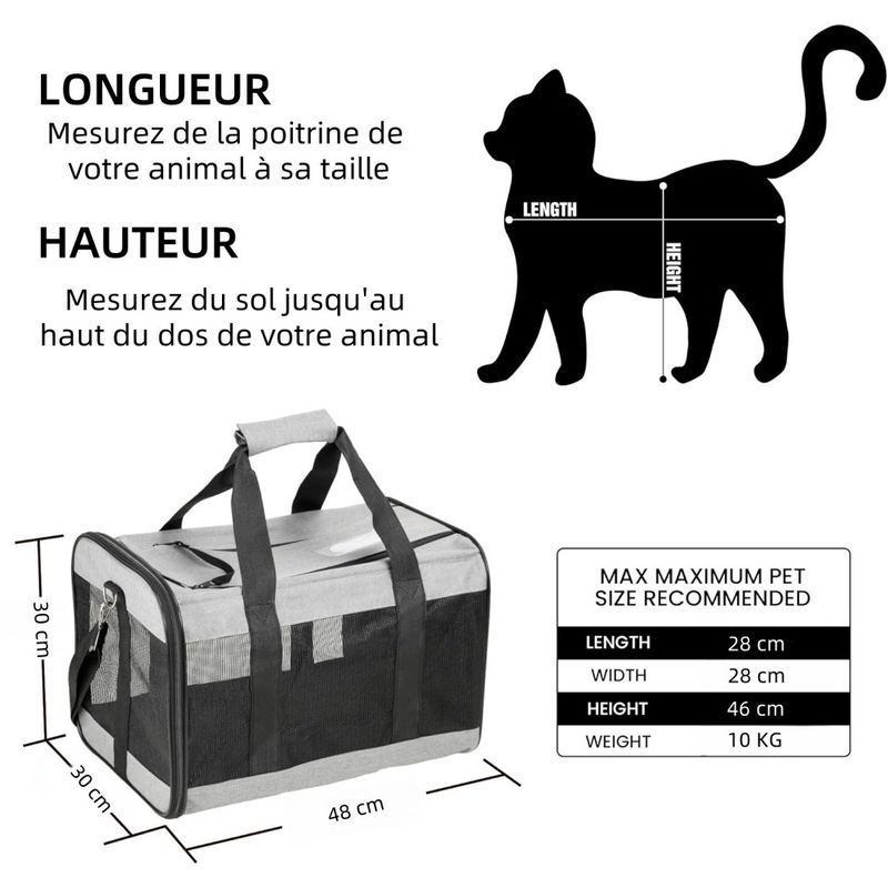 Pet Planet TravelBuddy Sac De Transport Polyvalent Pour Chats Et Chiens