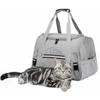 Pet Planet Sac Transport Respirant Pliable Chats Chiens