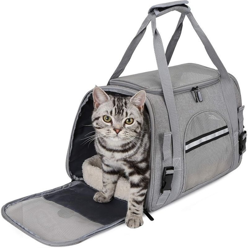 Pet Planet Sac Transport Respirant Pliable Chats Chiens