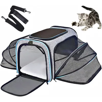 Pet Planet Sac Transport Pliable Maille Respirant Chats