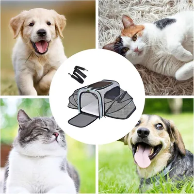 Pet Planet Sac Transport Pliable Maille Respirant Chats