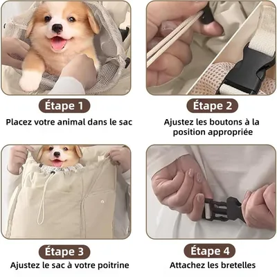Pet Planet AdventureMate Sac À Dos Avant Pour Chiens Et Chats Pet Planet AdventureMate Sac À Dos Avant Pour Chiens Et Chats