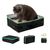 FurryFusion Boîte litière pliante pour chat