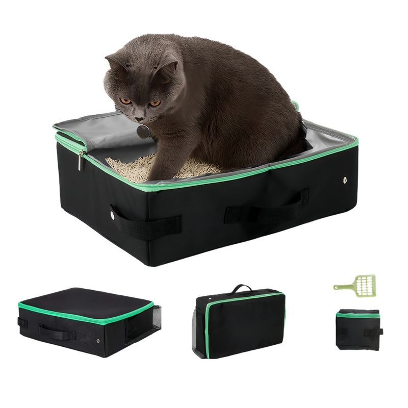 FurryFusion Boîte litière pliante pour chat