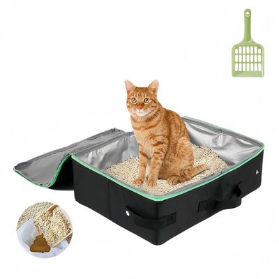 FurryFusion Boîte litière pliante pour chat