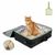 FurryFusion Boîte litière pliante pour chat