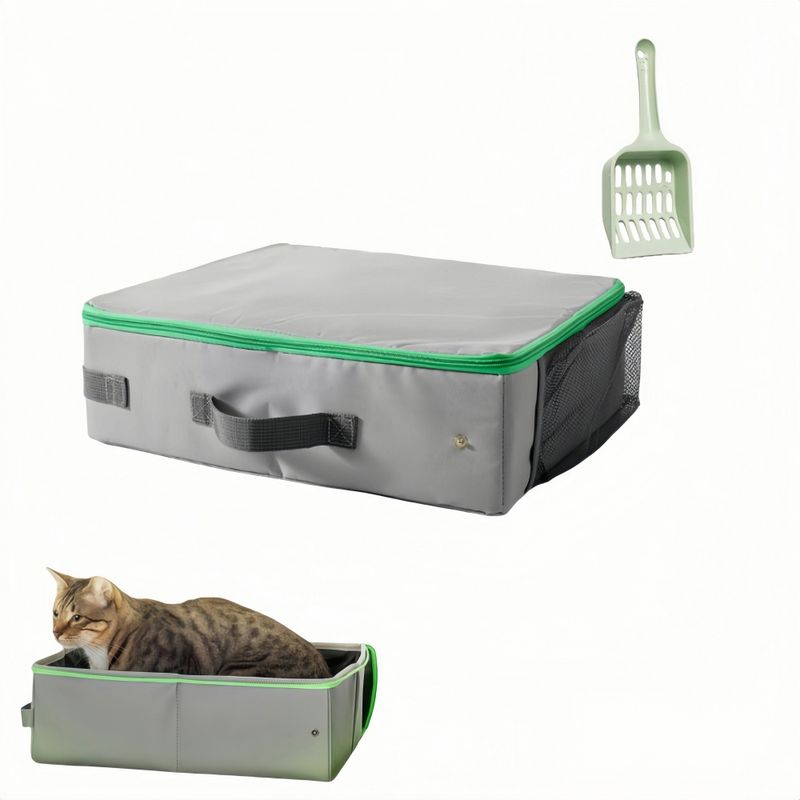 FurryFusion Boîte litière pliante pour chat