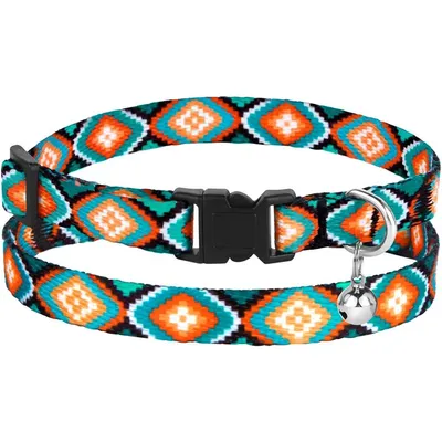 UAMLY Collar desmontable para gato con cascabel