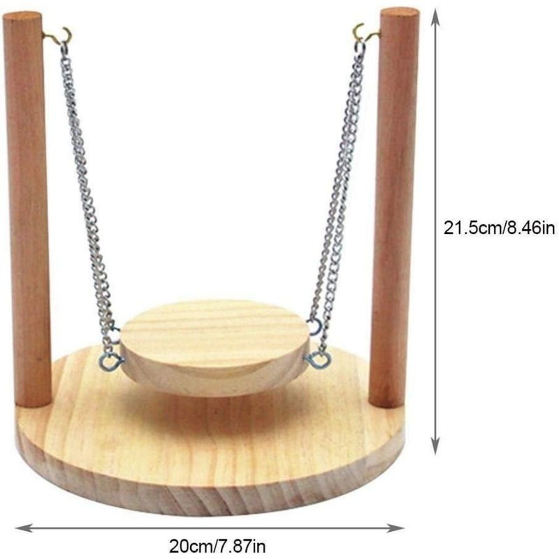 ZooVenture Jouet Suspendu En Bois Pour Petit Animal Comme Hamster