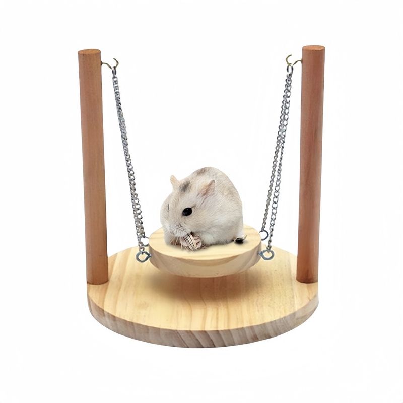 ZooVenture Jouet Suspendu En Bois Pour Petit Animal Comme Hamster